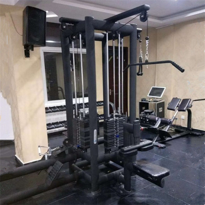 Salle de sport intérieure maison 5 station multi salle de sport rack électrique machine à tirer avec tube en acier Q235