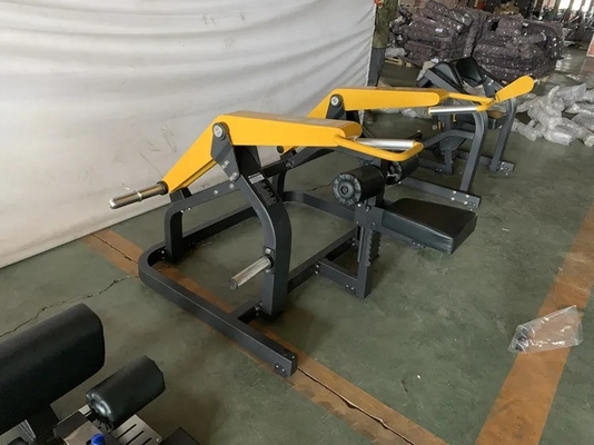 Plaque d'acier personnalisée Chargée Assise Dip Triceps Press Machine pour l'entraînement de la force