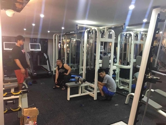 Salle de sport intérieure maison 5 station multi salle de sport rack électrique machine à tirer avec tube en acier Q235