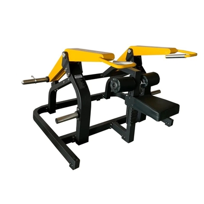 Plaque d'acier personnalisée Chargée Assise Dip Triceps Press Machine pour l'entraînement de la force