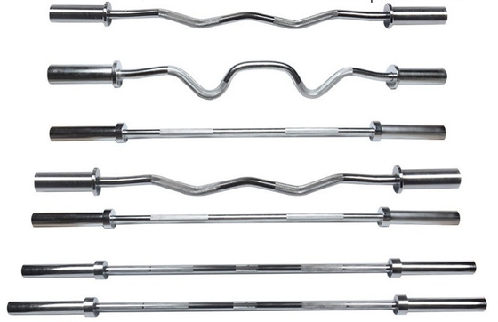 1.2m/1.5m/1.8m/2m/2.2m Force d'haltérophilie de fitness barre de barre pour l'exercice musculaire