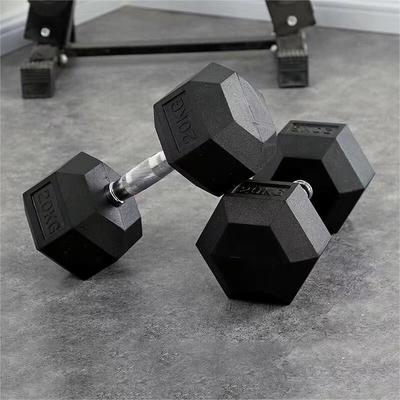 Manettes hexagonales multifonctionnelles en métal et en caoutchouc pour équipement de gymnastique