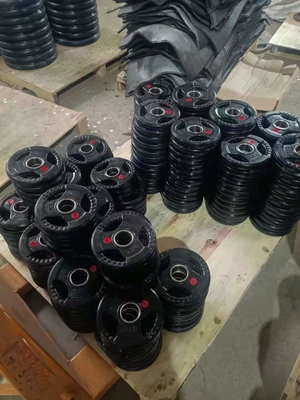 Équipement de remise en forme de gymnase entraînement en poids gratuit Plaques de barre de poids pour unisexe en noir