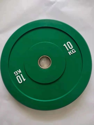 Équipement de fitness commercial Plaques de poids colorées personnalisées pour le caoutchouc en acier