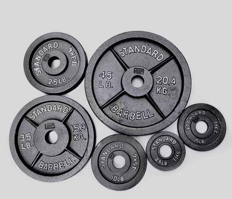 Améliorez votre entraînement avec des plaques de poids standard en acier.