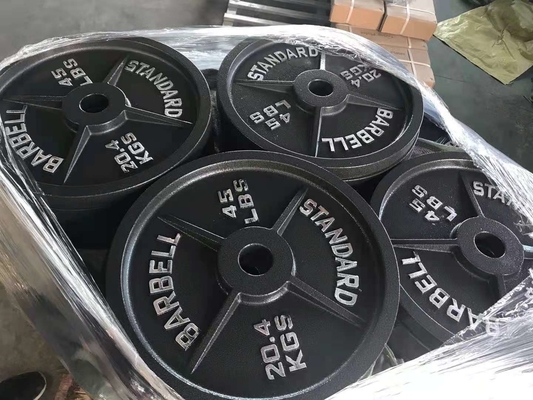 Améliorez votre entraînement avec des plaques de poids standard en acier.