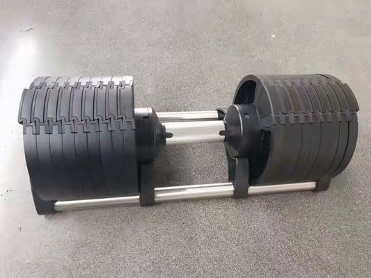 Exercice de remise en forme complète haltères poids libre équipement de gym réglable en plastique