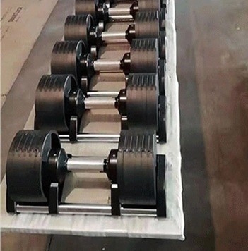 Exercice de remise en forme complète haltères poids libre équipement de gym réglable en plastique