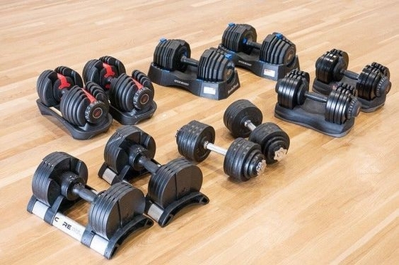 Logo personnalisé Dumbbell peint pour la gymnastique à domicile réglable