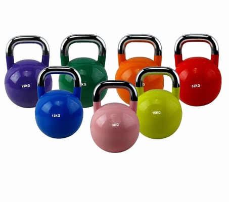 Kettlebell en fonte couvert en poudre de couleur Un incontournable pour les amateurs de fitness unisexe