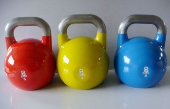 Kettlebell en fonte couvert en poudre de couleur Un incontournable pour les amateurs de fitness unisexe