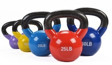 Kettlebell en fonte couvert en poudre de couleur Un incontournable pour les amateurs de fitness unisexe