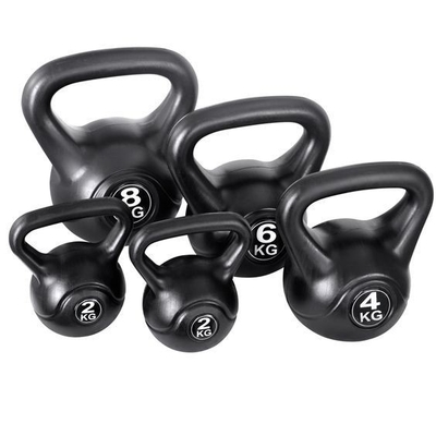 Gymnase Fitness Unisexe Couleur Peint en fonte Kettlebells pour l'entraînement de force