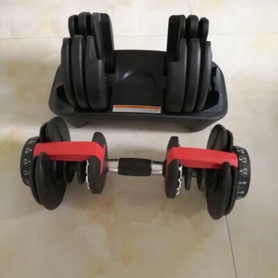 Gymnase commercial Entraînement avec des poids libres Dumbbells réglables en option Couleur du cadre sélectionnable