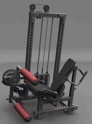 Équipement d'exercice de musculation à deux sièges, courbure des jambes, étirement des jambes, entraîneur fonctionnel