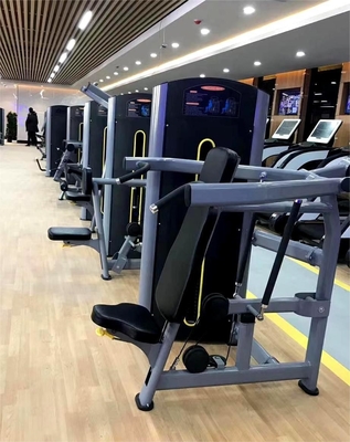 Banque de pression à épaule assise chargée d'épingles conçue pour les équipements de gymnastique sportive professionnelle