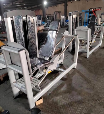 Maison de gymnastique Multi Station Prendre forme avec notre pile de poids pin chargé machine de pressage de jambe