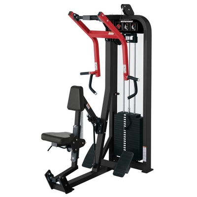 Appareil de câblage assis pour l'entraînement en force Équipement de gym utilisant la sélection de la charge des broches
