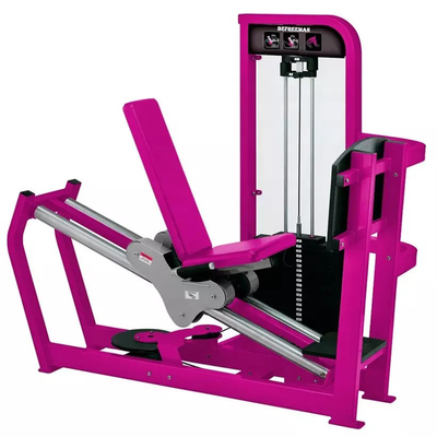 Utilisation de la machine de pressage des jambes assises Sélection de la charge des broches en acier pour l'entraînement en force physique