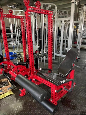 Machine d'extension de la courbure des jambes avec sélection de la charge des broches