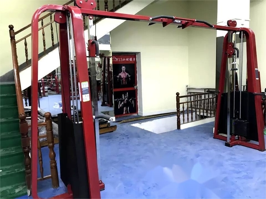 Machine de musculation à support de puissance et à câble croisé pour l'entraînement en force physique