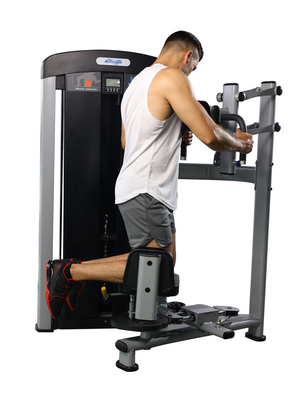 Construire le muscle avec rotation du torse rotatif machine de sélection de charge de broche commerciale