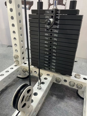 Équipement de remise en forme à haute traction à basse rangée avec réglage à plusieurs niveaux