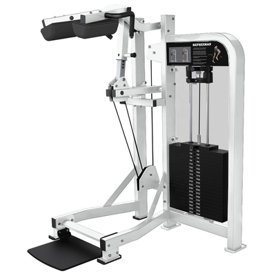 Bodybuilding chargeur moyen machine de levage de mollet debout pour le gymnase exercice de force des jambes