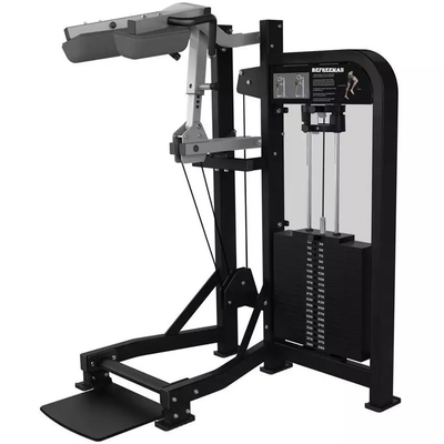 Bodybuilding chargeur moyen machine de levage de mollet debout pour le gymnase exercice de force des jambes