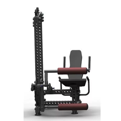 Appareil d'extension des jambes assises et de remontage des jambes inclinées avec chargeuse moyenne