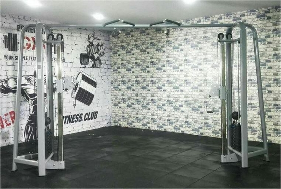 Appareil de remise en forme multi-fonctionnel avec support d'entraînement et câble crossover avec 80 kg*2 de charge