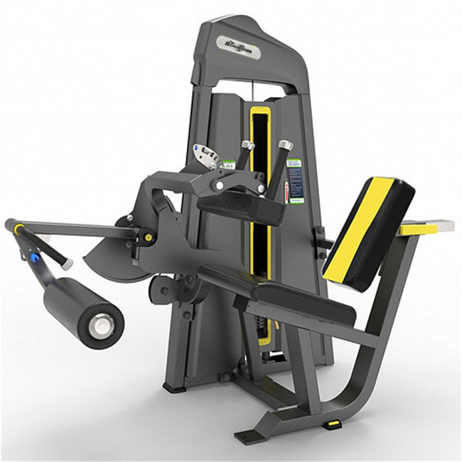 Machine de remontage des jambes assises en acier universelle à charge moyenne pour la sélection de la charge des broches pour l'entraînement au gymnase