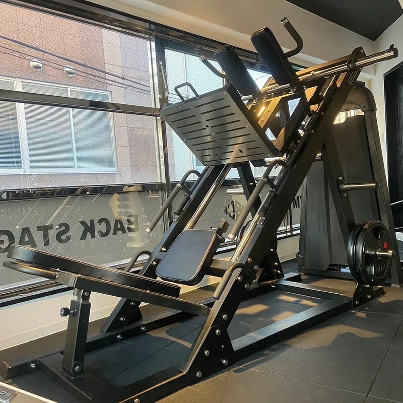 Durable universel 2 en 1 double fonction Plaque chargée Press à jambe Hack Squat équipement de gym