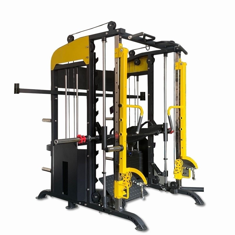 La machine Smith en acier multifonctionnelle pour l'entraînement du dos, de la poitrine, de l'épaule et du bras