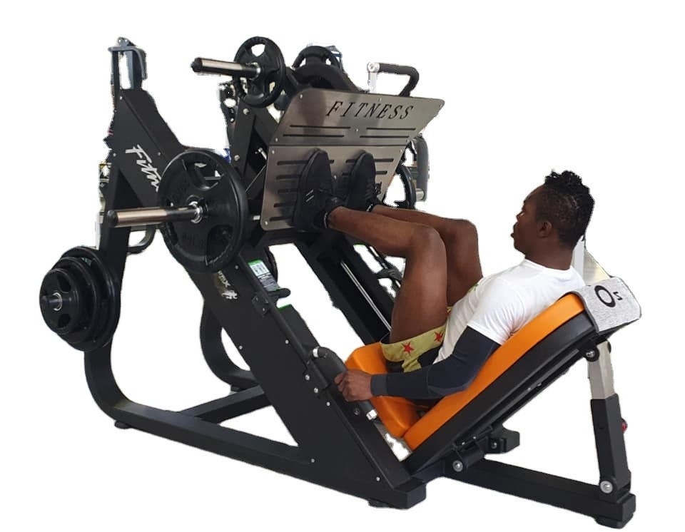 Machine de musculation pour l' entraînement de la force de 45 degrés