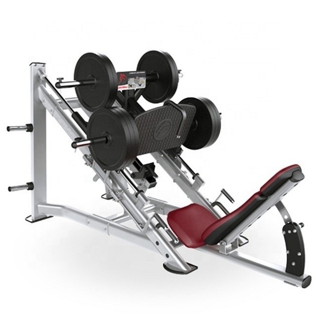 Gymnase commercial 45 degrés presses pour les jambes et machine de squat pour l'entraînement de force