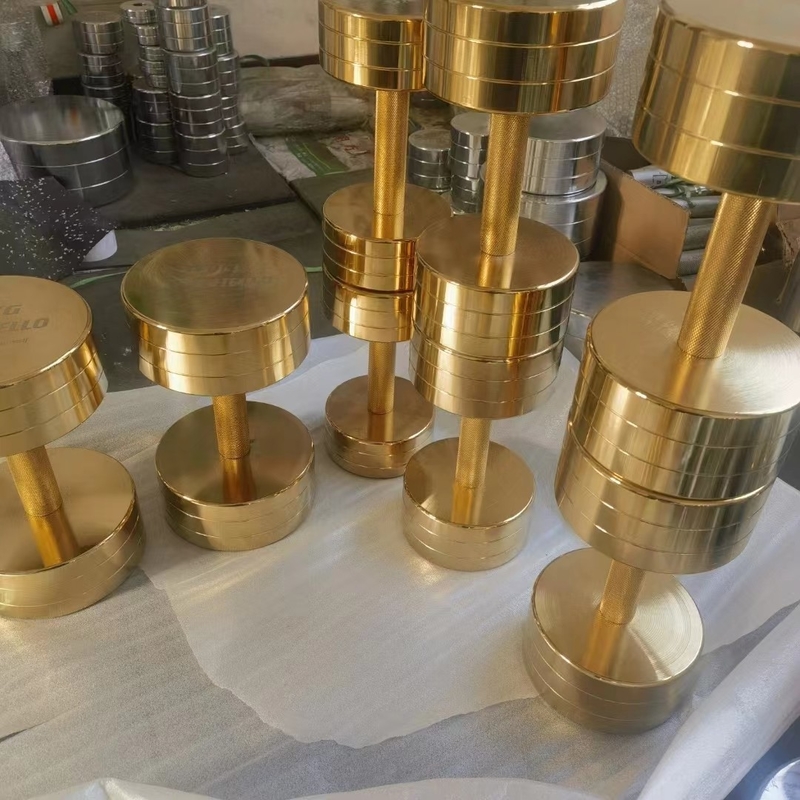 Découvrez la puissance de nos haltères chrome pour l'entraînement de force 2,5kg-100kg