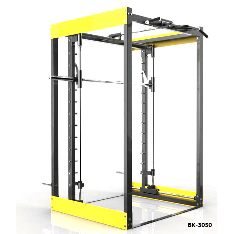 Machine Smith à gymnastique à domicile multifonctionnelle avec pression sur les jambes et traction des barres tube en acier Q235