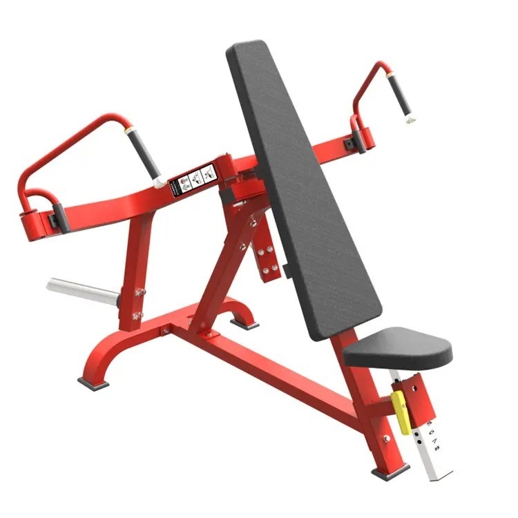 Machine à moucher en acier à plaque de charge moyenne inclinée pour équipement de gymnastique commercial