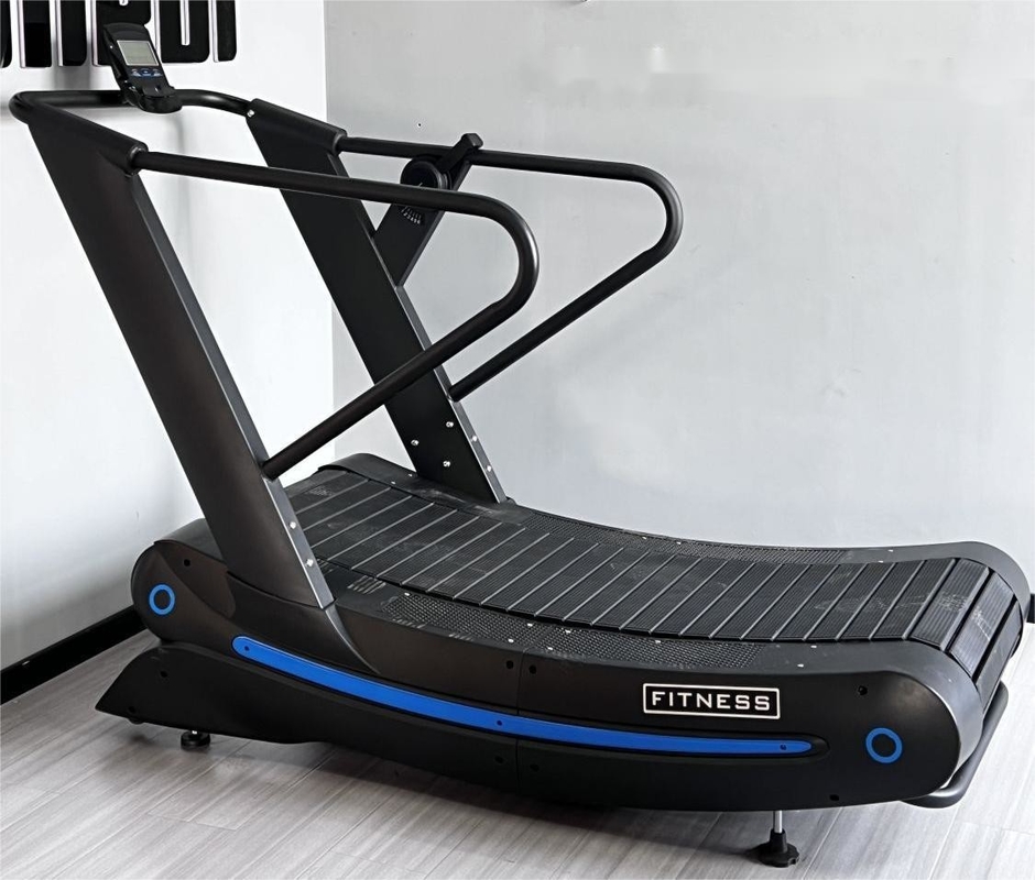 Logo personnalisé disponible non motorisé Air Runner manuel tapis roulant incurvé pour le gymnase