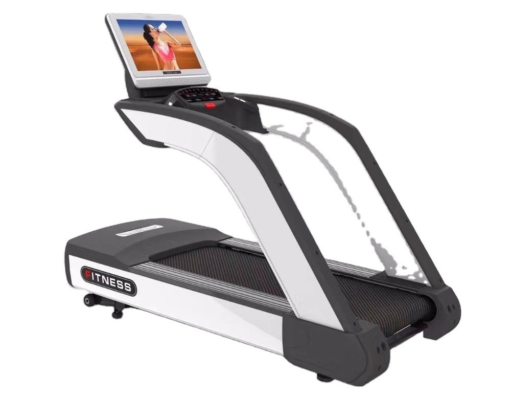 Test de fréquence cardiaque sans fil tapis roulant commercial pour la conduite électrique exercice de gymnase
