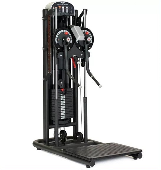 Appareil de remise en forme de gymnase debout à charge moyenne avec sélection de charge de broche 1400*760*1960 mm