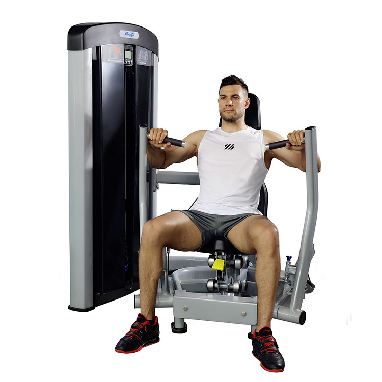 Machine de presse de poitrine verticale commerciale Sélection de la charge de la broche de pointe pour la forme physique