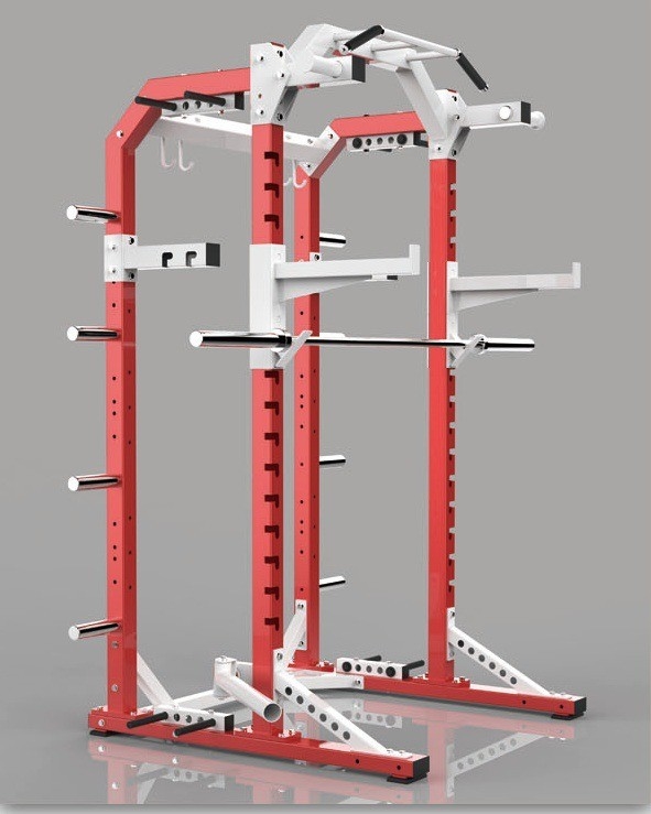 Fitness Sport doit avoir un support de squat de poids pour l'aviron et l'haltérophilie