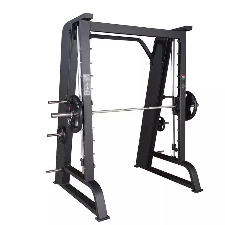 Unisexe gros chargeur sport machine de gymnastique ramer épaule presse tirage vers le haut entraînement de force Power Rack Smith machine