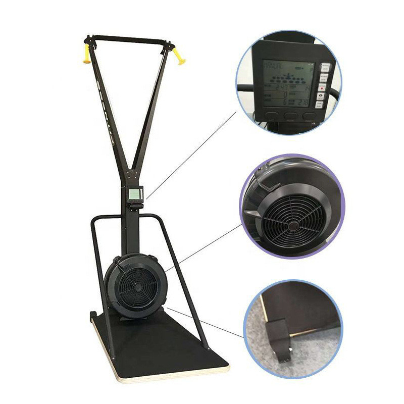 Équipement de gymnastique Machine de ski pour l' entraînement cardio-fitness Cadre Couleur optionnelle Sélectionnable