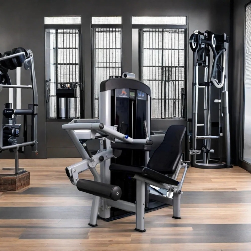 Machine de remontage et d'extension des jambes assises en acier lourd pour entraînement professionnel