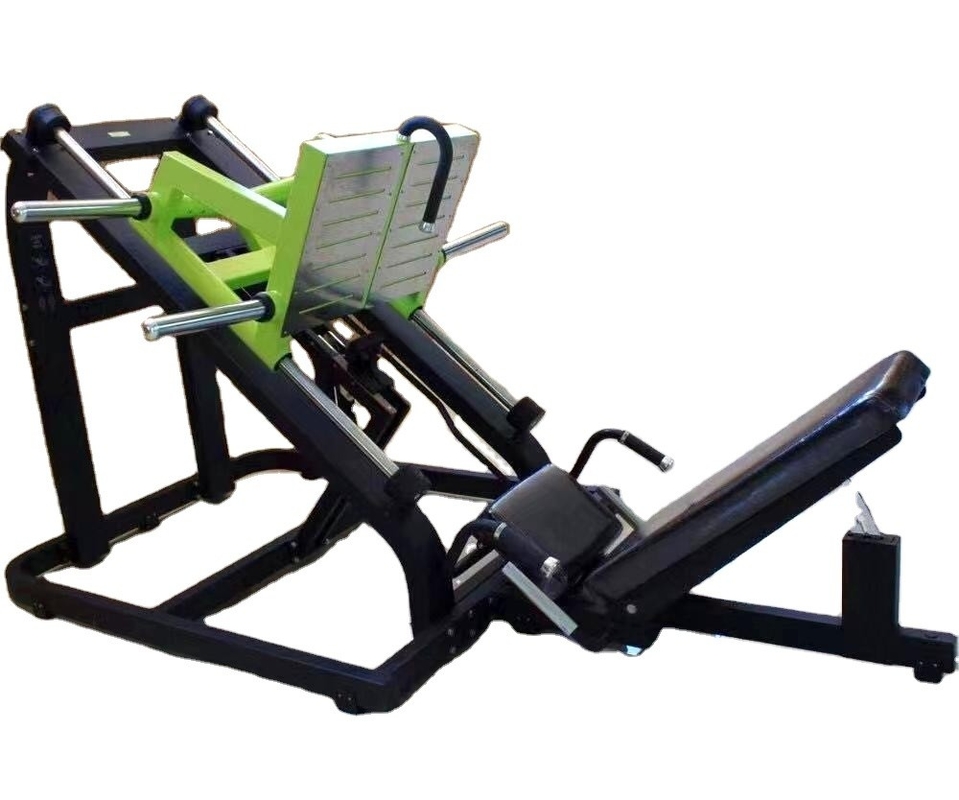 La machine de gymnastique chargée de plaque de charge moyenne 45 degrés pressez les jambes pour un exercice efficace