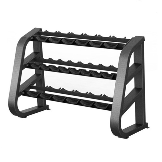Équipement de remise en forme de la salle de sport à domicile Plateau de rangement de haltères avec couleur de cadre sélectionnable en option