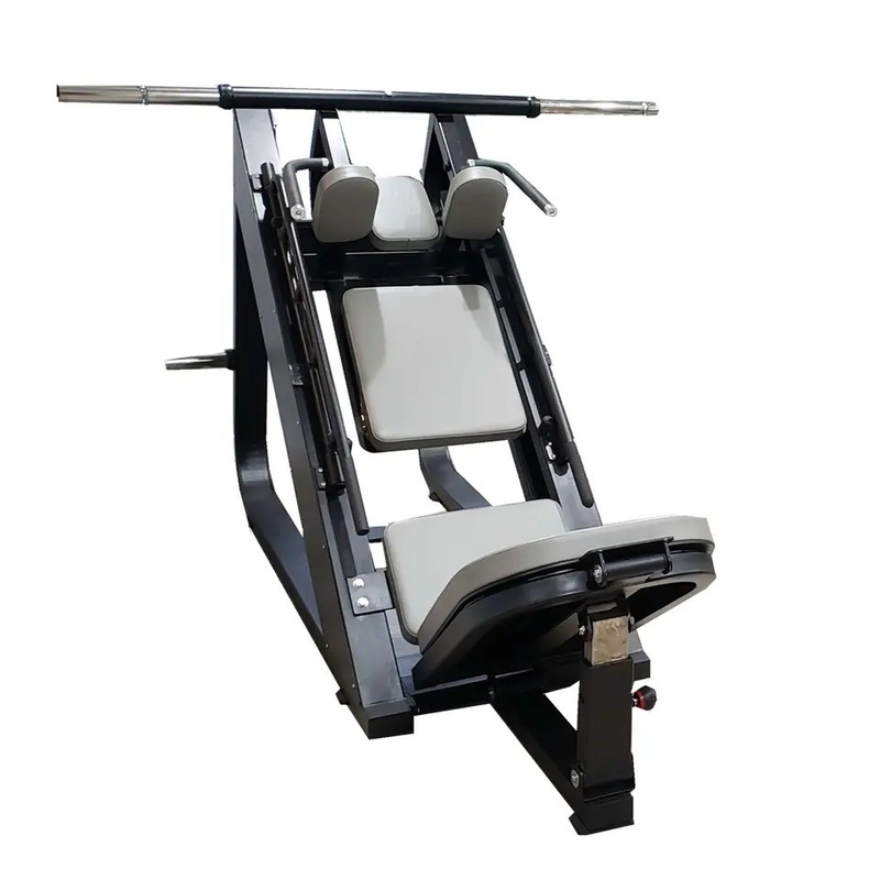Exercice physique Plaque du corps chargée 45 degrés Jambe presse Hack Slide Veau Glutes Hack Squat